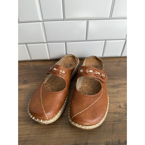 Rieker Cayenne Womens Leather Slip-On Shoes Sz 8 Brown Flexible Lightweight - Picture 1 of 6